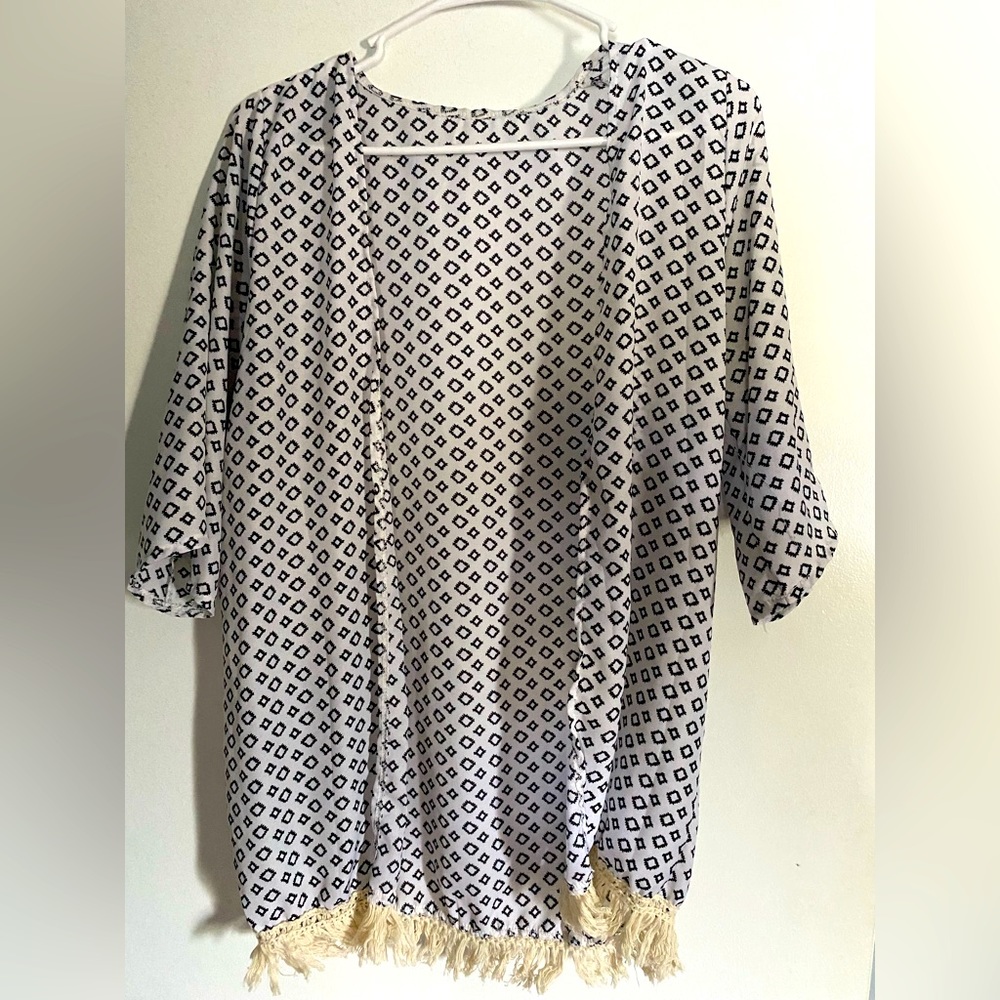 Women’s cardigan, L, boho
